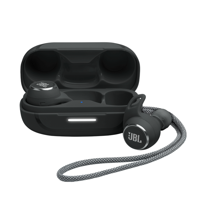 JBL Reflect Aero TWS - Black - True wireless Noise Cancelling active earbuds - Hero image number null